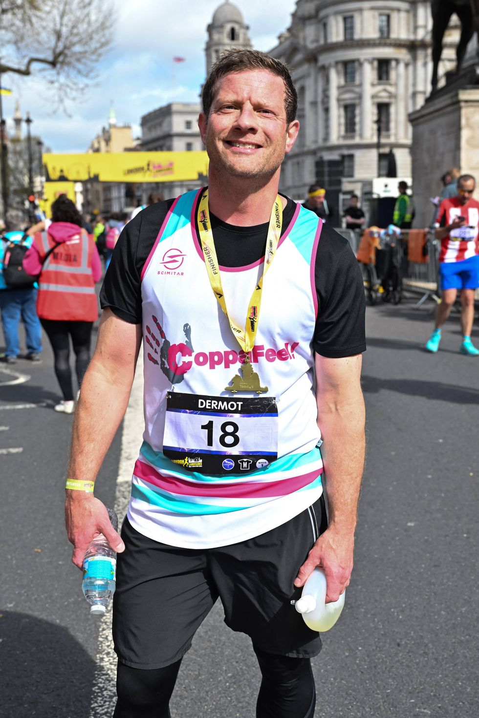 12 celebrities who ran the London Landmarks Half Marathon, their finish times and finish line comments
