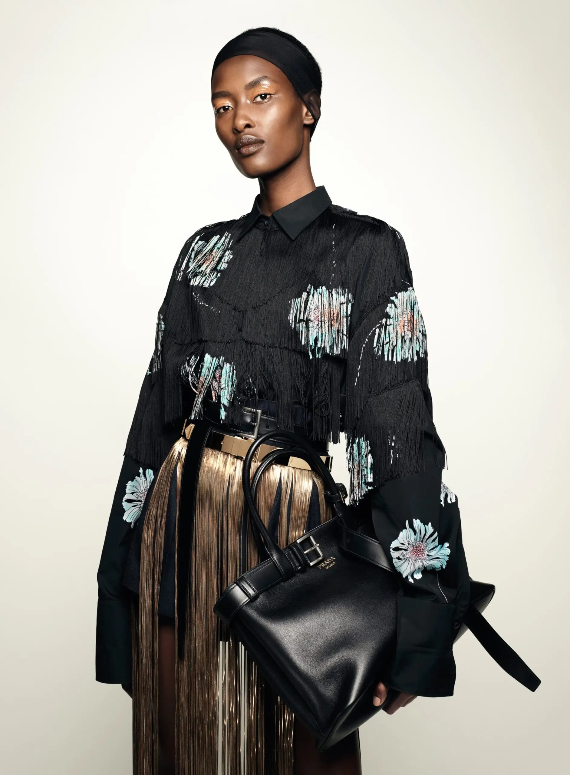 Prada Women's Spring 2024 ad campaign photo by Willy Vanderperre