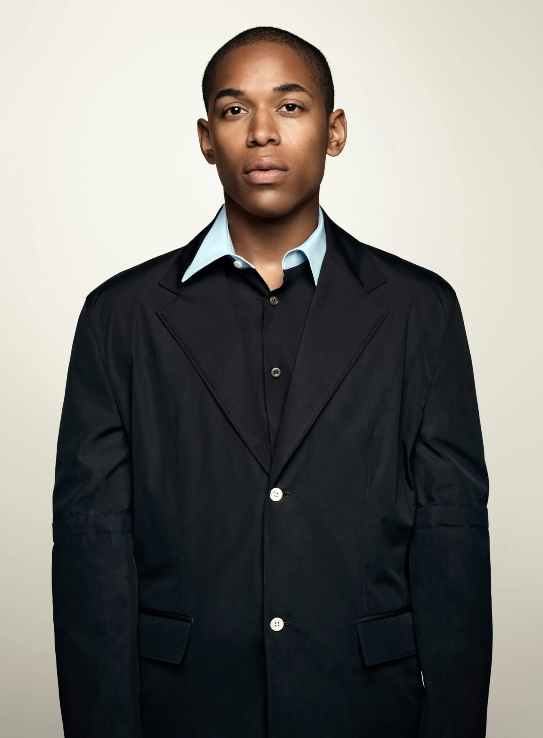 Prada Men's Spring 2024 ad campaign photo by Willy Vanderperre