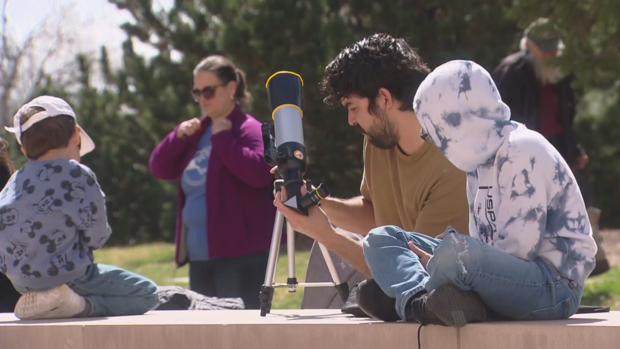 Colorado kids see their first-ever solar eclipse at Denver Museum of Nature and Science