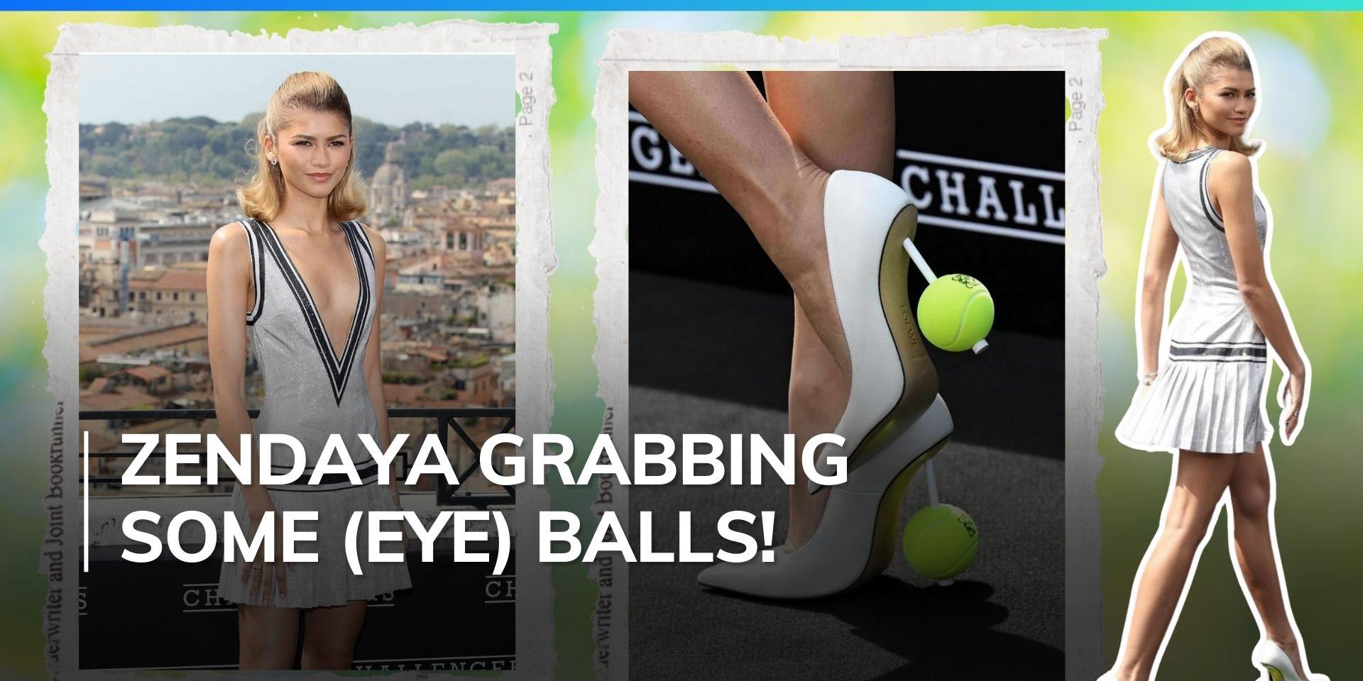 Zendaya‘s tennis ball heels are the perfect sports-fashion multiverse we needed, have a look!