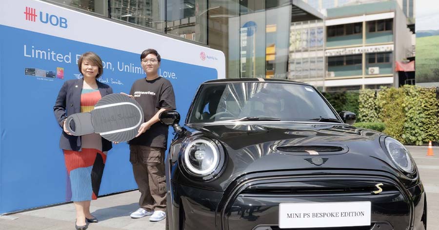 UOB มอบรถ “MINI Limited Edition” ผู้โชคดีถือบัตรยูโอบี