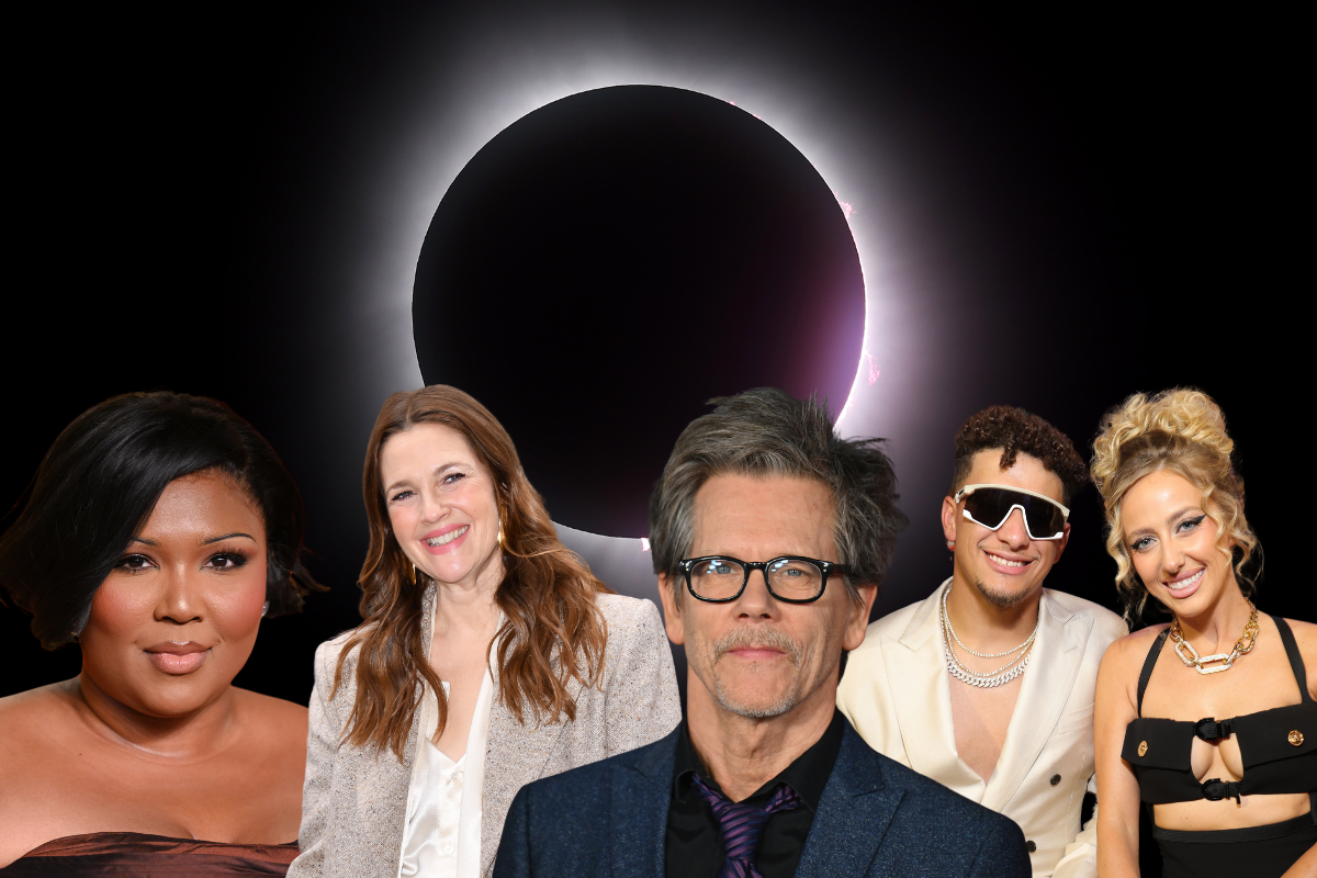 Celebrities react to solar eclipse