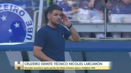 Cruzeiro demite técnico Nicolás Larcamón