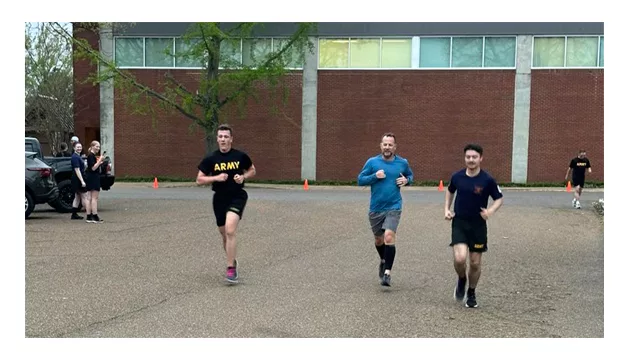 Professor Dunagan Passes ROTC Army Fitness Test Challenge