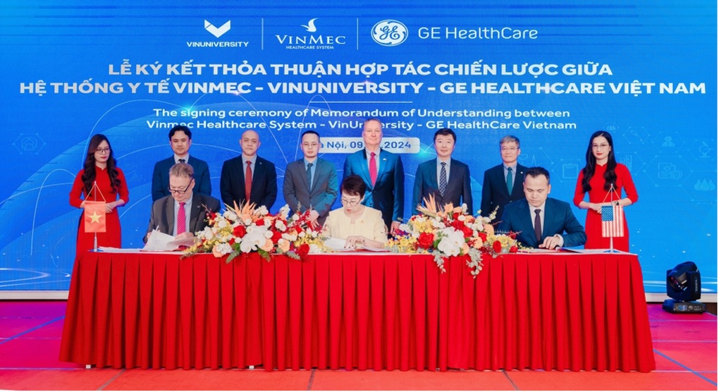 Vinmec – Vinuni – Ge Health Care hợp tác đào tạo thực hành y khoa