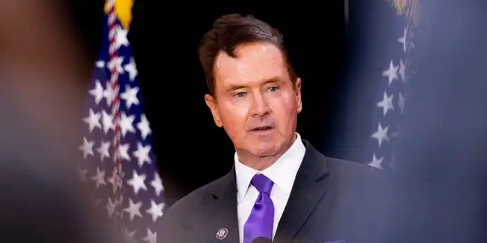 Former Rep. Brian Higgins at an event in Buffalo, New York in 2022.