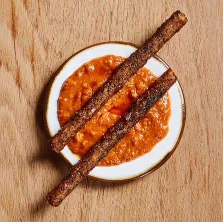 The salt cod ‘churros’ at Morchella, London: ‘So crisp, so hot, so pungent.’