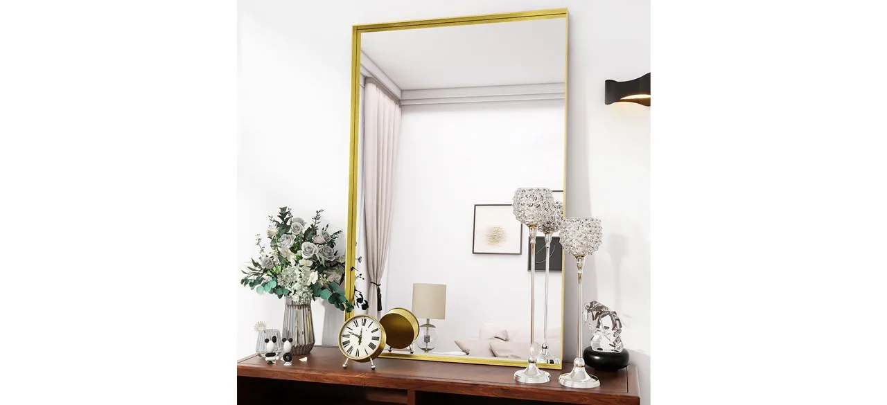 BEAUTYPEAK Bathroom Mirror for Wall