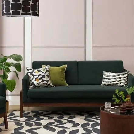 Habitat x Scion Esala Fabric 3 Seater Sofa