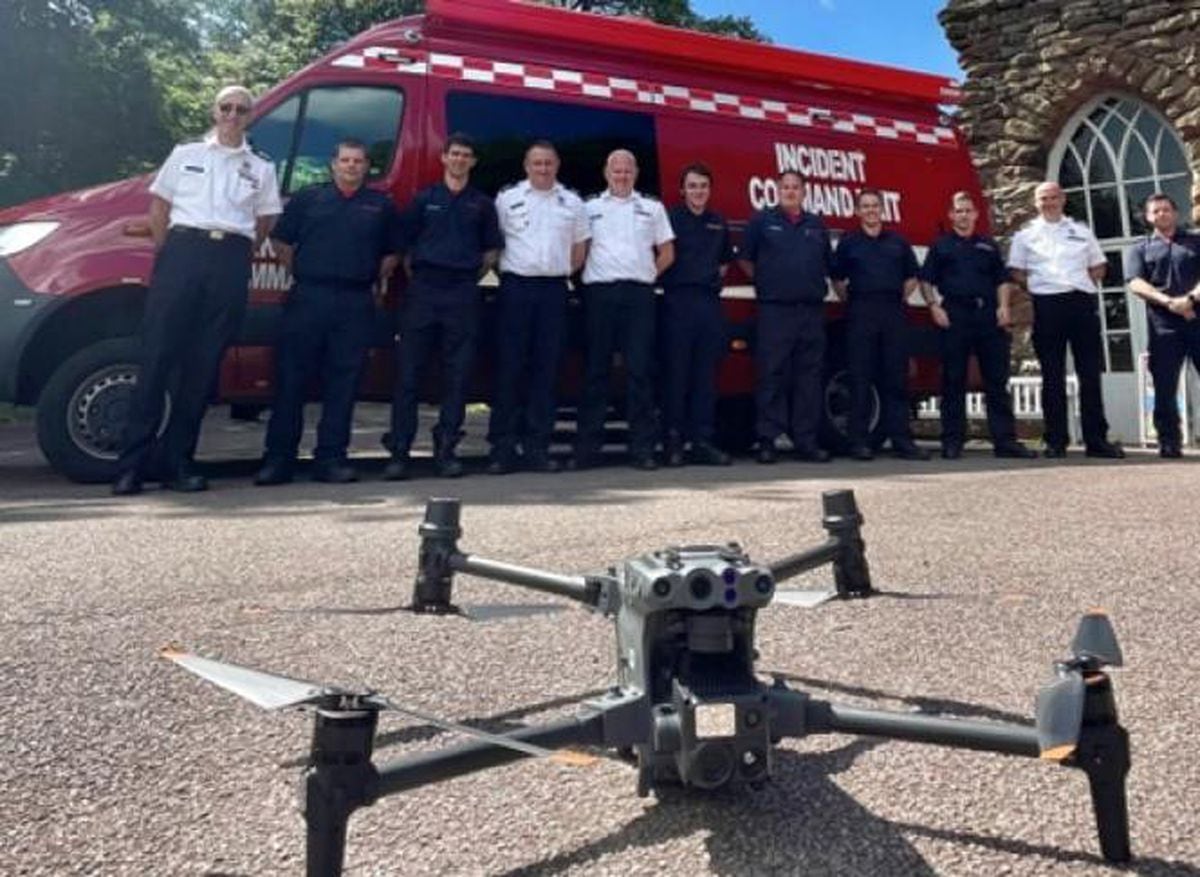 Fire service deploys drones and other electronic gadgets at Shropshire incidents