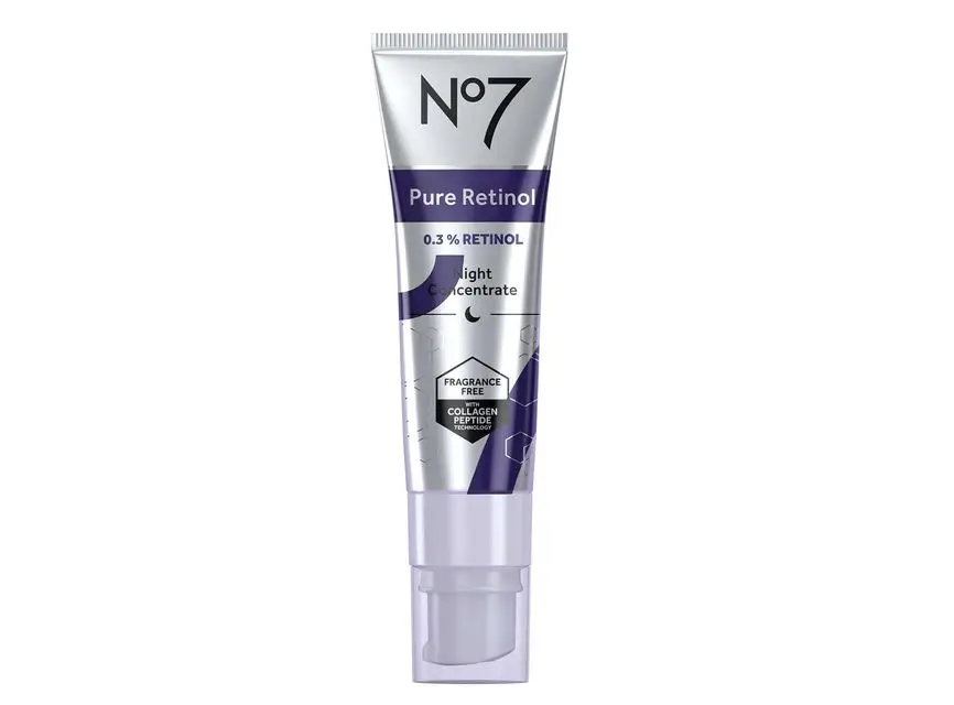 Boots No7 Pure Retinol 0.3% Retinol Night Concentrate, £34.95