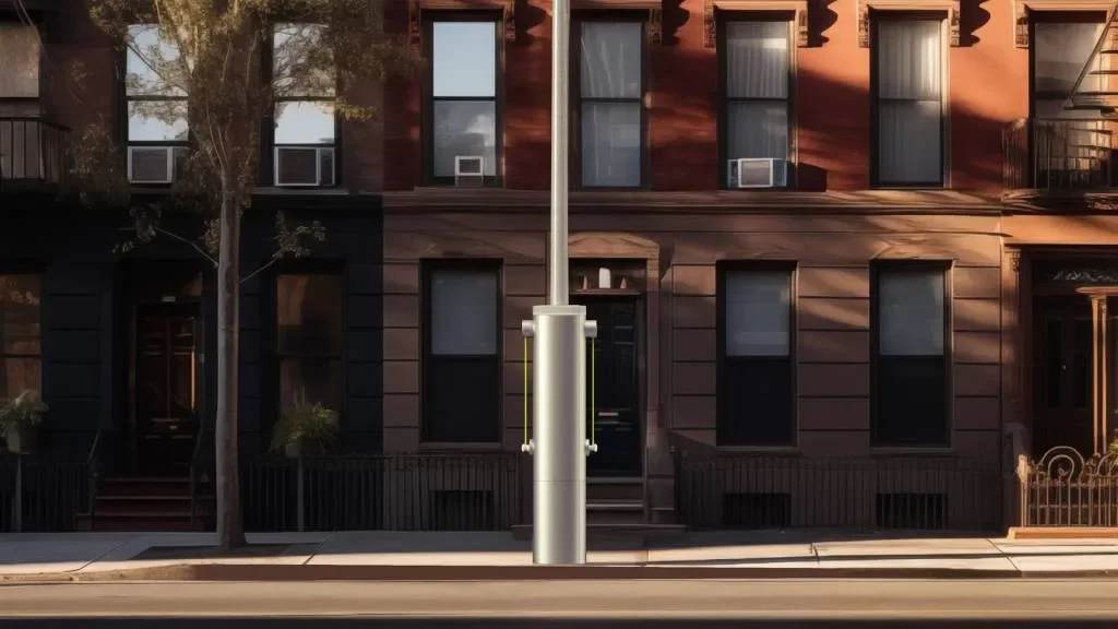 Voltpost streetside EV charger Voltpost streetside EV charger