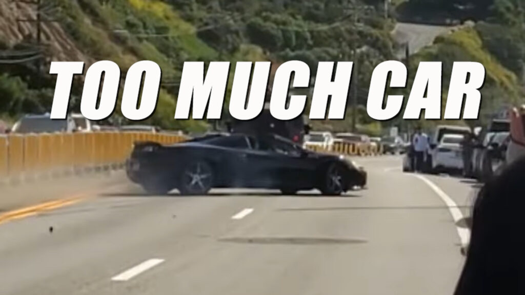 His poor driving skills led to hitting barriers, three cars, and doing so in front of a police officer