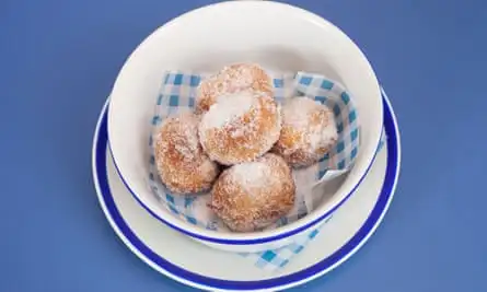 ‘It’s the kind of thing someone feeds you when they want you to love them’: chocolate mini doughnuts.