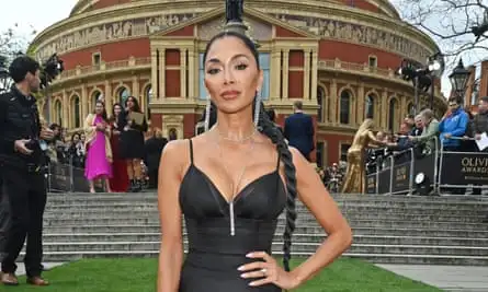 Nicole Scherzinger attends The Olivier Awards 2024 at Royal Albert Hall on April 14, 2024 in London, England