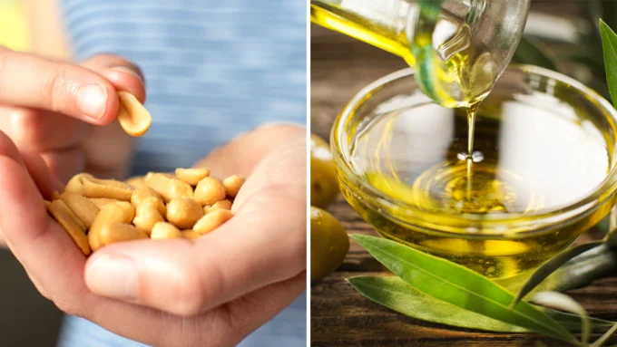 नट्स और ऑलिव ऑयल नट्स और ऑलिव ऑयल