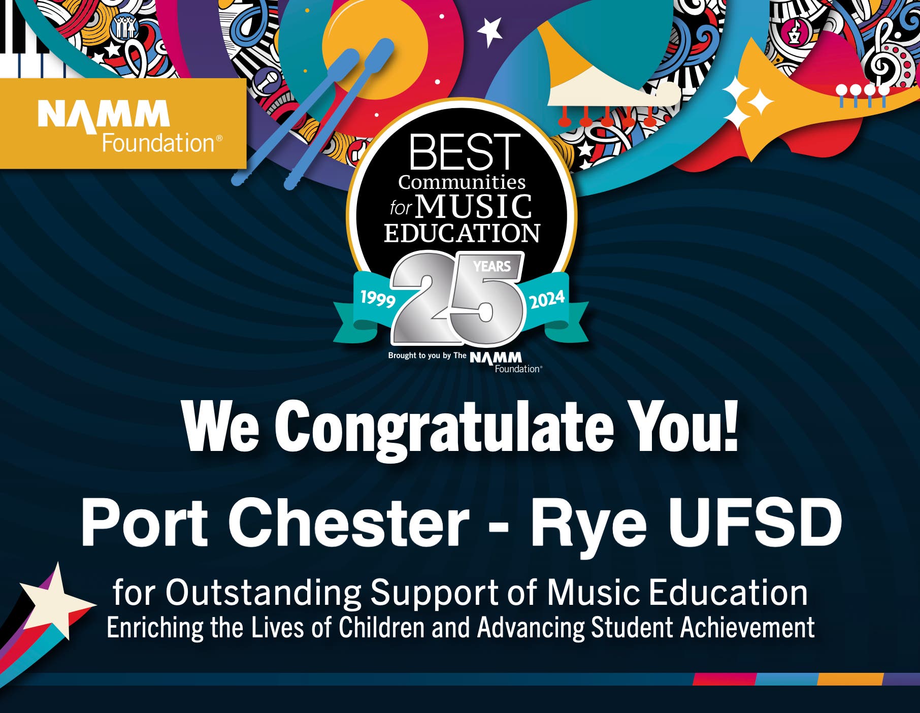 Port Chester Schools Earns National Award For Music Education