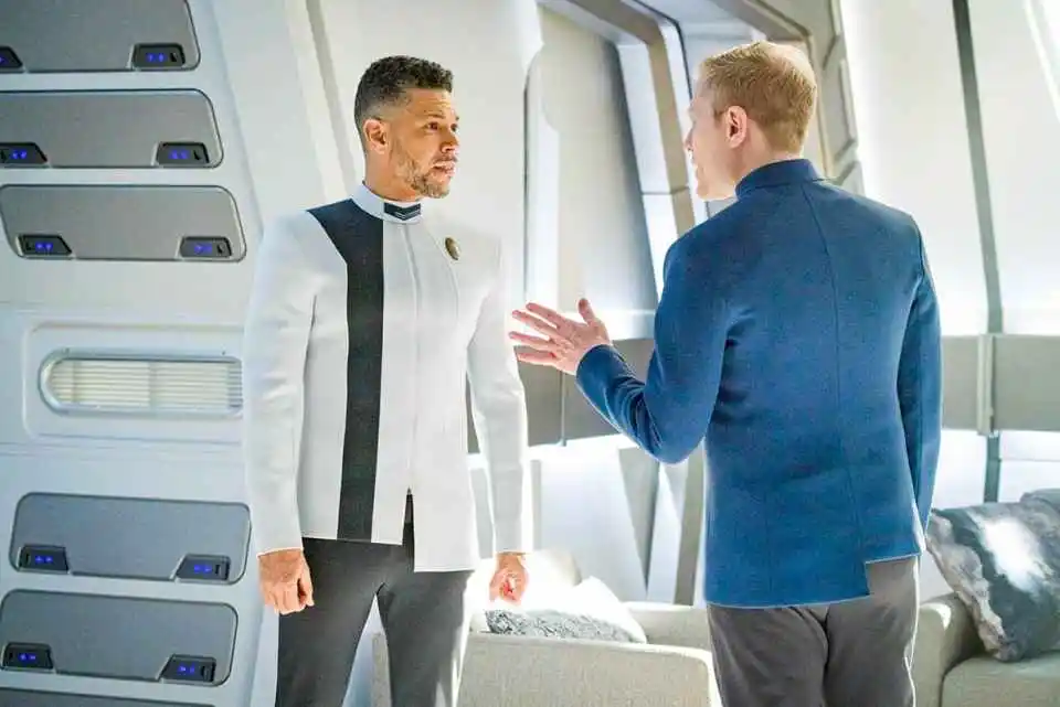 Star Trek Discovery: Wilson Cruz, Anthony Rapp -- Photo: Michael Gibson/Paramount+