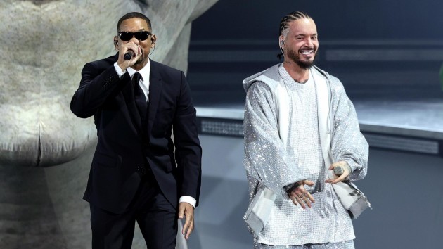 Will Smith channels ‘Men in Black’ during J Balvin’s Coachella set
