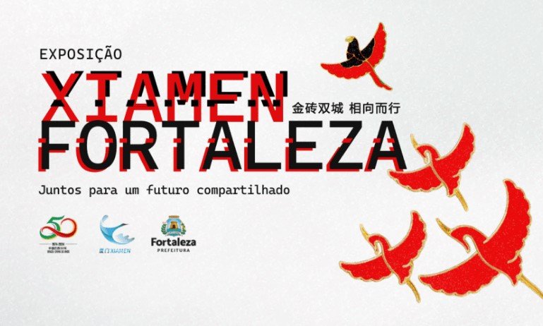 Cultura Fortaleza recebe exposição que celebra 50 anos da diplomacia entre Brasil e China