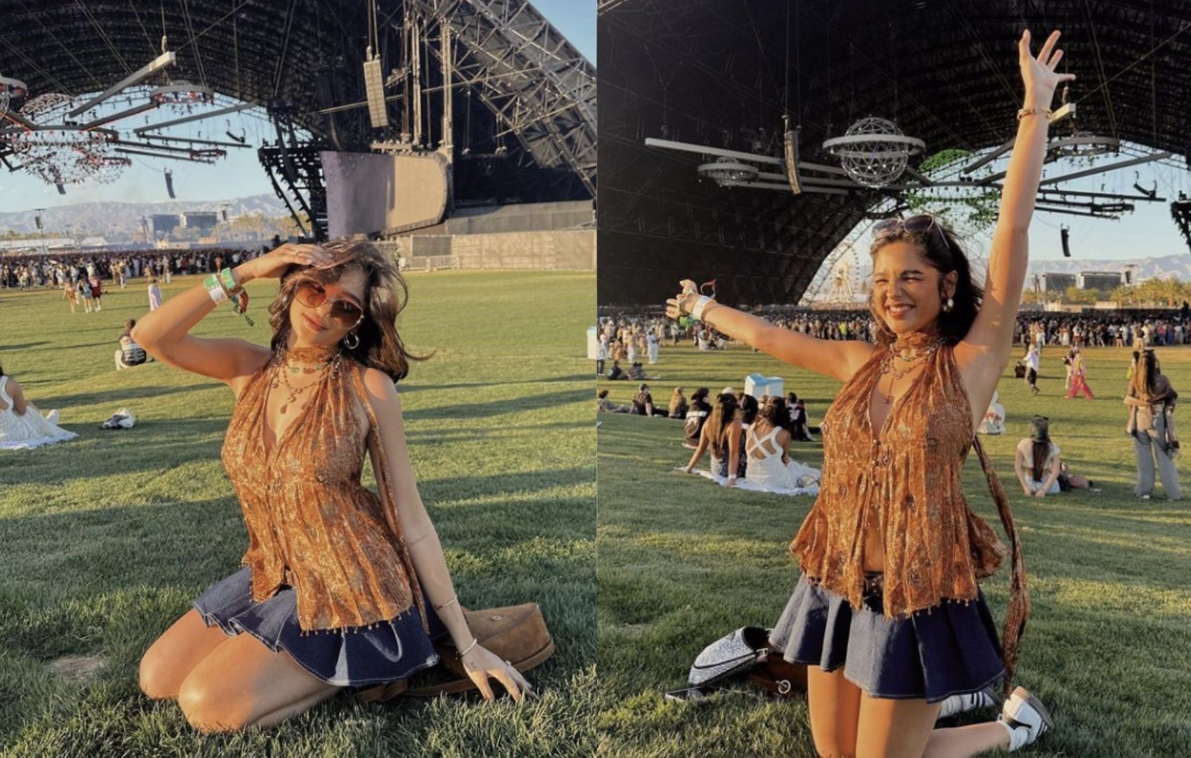 Andrea Brillantes wears mom Belle’s clothes to Coachella 2024