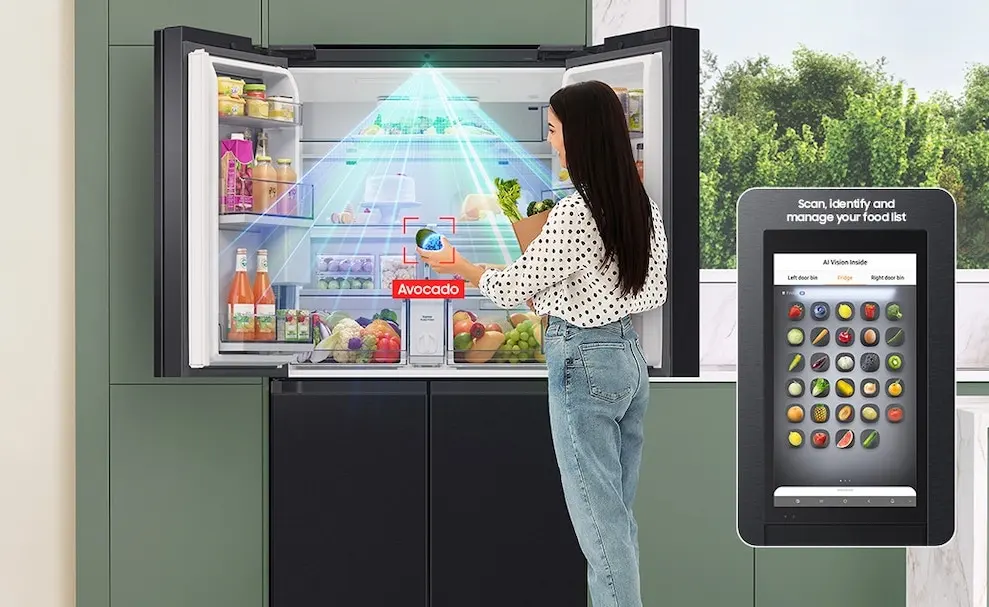 Samsung French Door Refrigerator with AI Family Hub