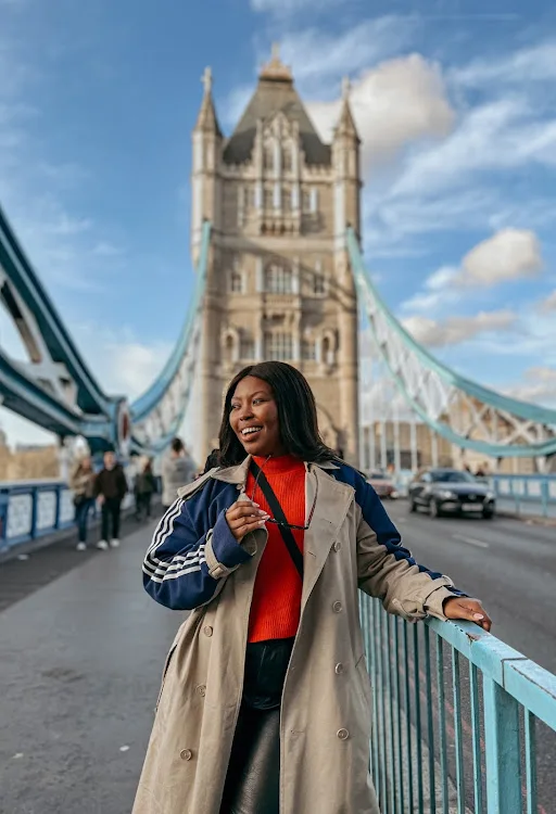 Beauty editor Nokubonga Thusi in London as part of Dove’s 20th Anniversary of Real Beauty.