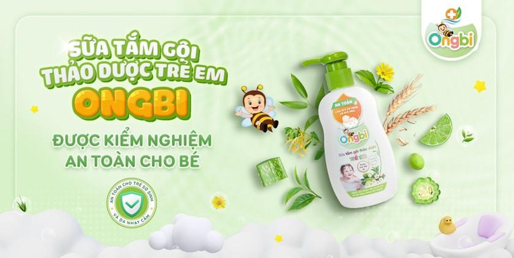 Lý do sữa tắm gội thảo dược trẻ em Ong Bi được yêu thích