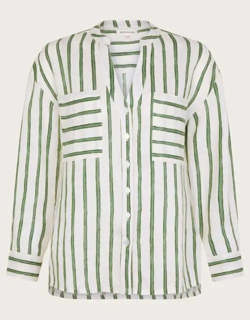 Green shirt, £55, Monsoon