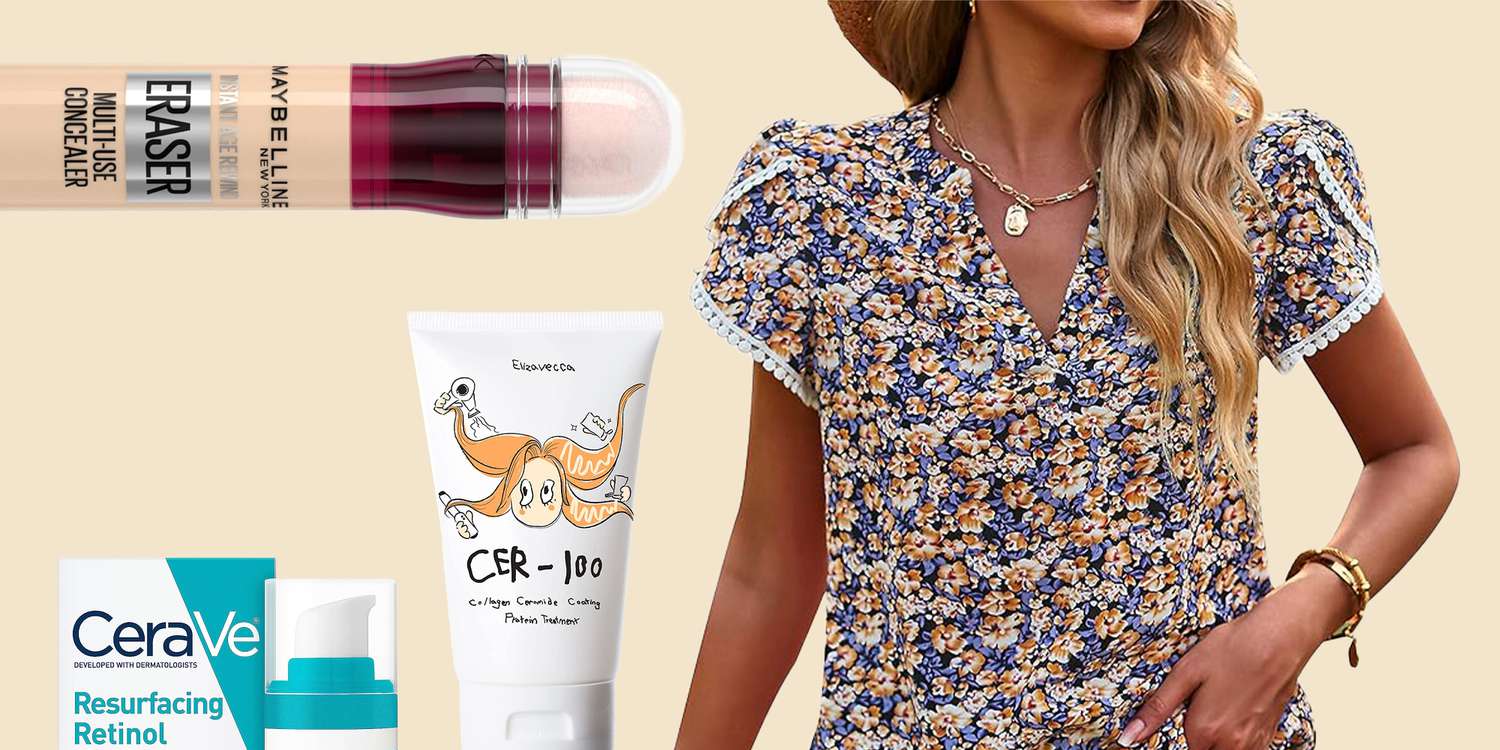 CeraVe Skincare, Breezy Blouses, and Celeb-Used Makeup Are Trending at Amazon From $7