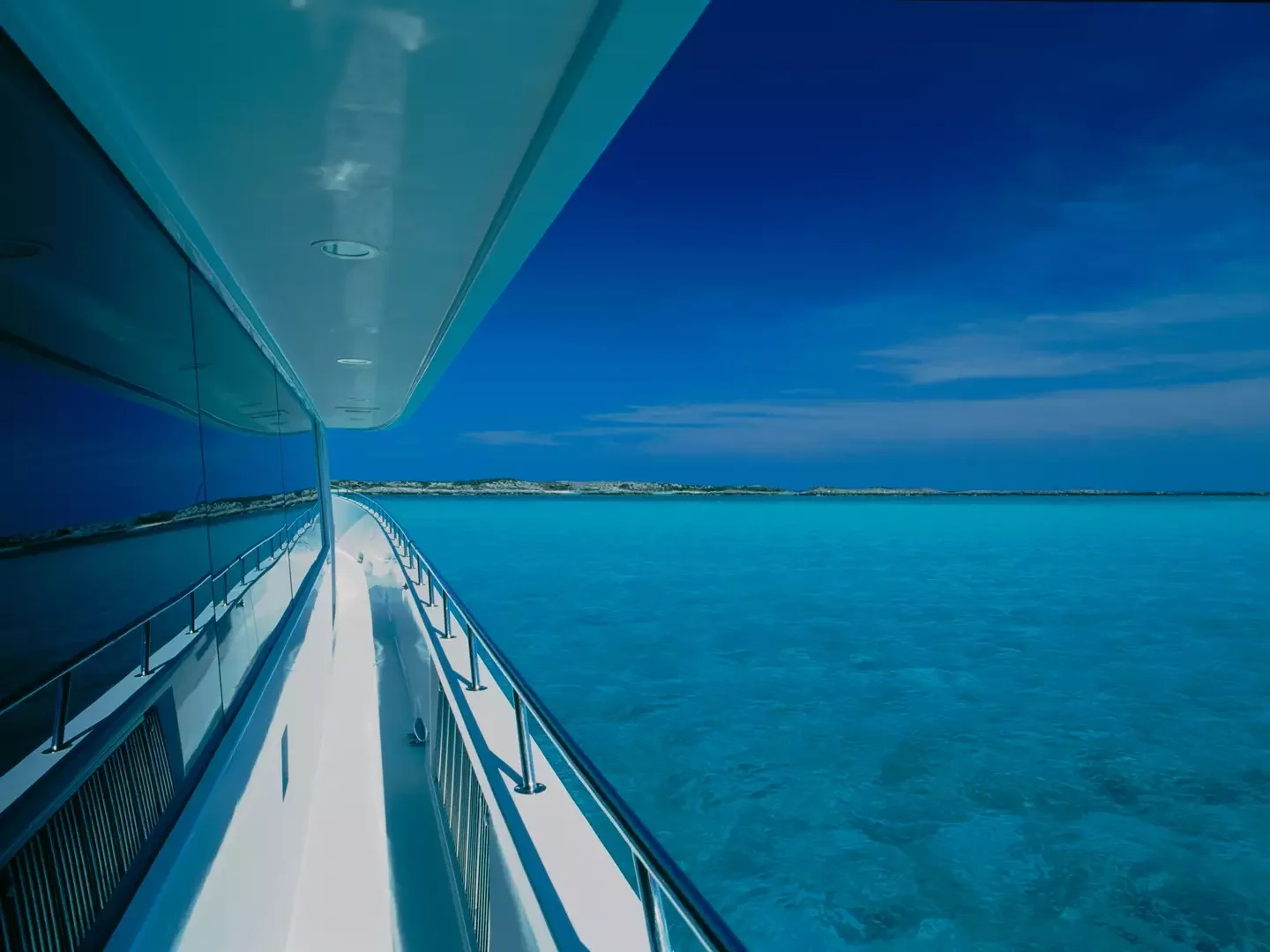 Gorgeous waters surrounding a cruise ship (Getty Stock Images)