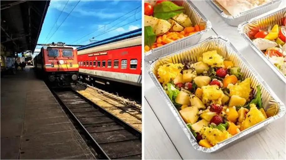 traveling train passengers food low prices railways station  irctc