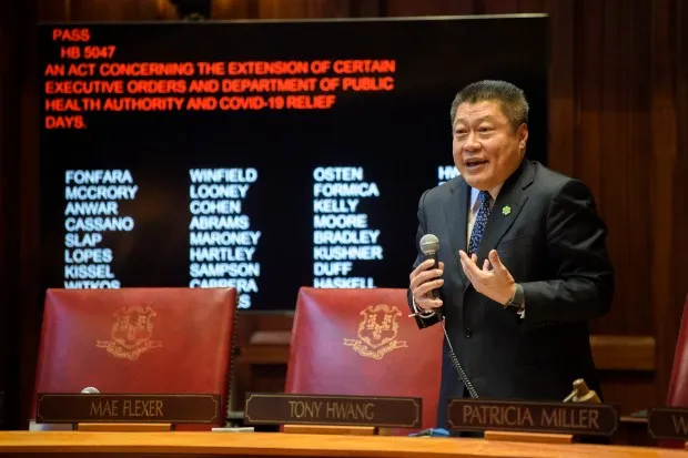 Sen. Tony Hwang, a Fairfield Republican, said the sweeping bill on artificial intelligence is multi-faceted and complex.