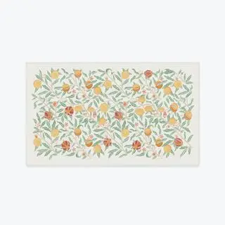 MORRIS & CO. FRUIT IVORY rectangular rug