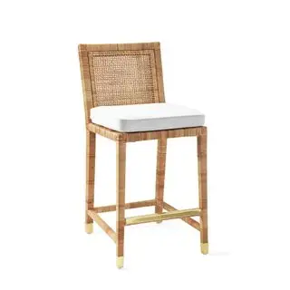 Balboa Rattan Counter Stool - Natural