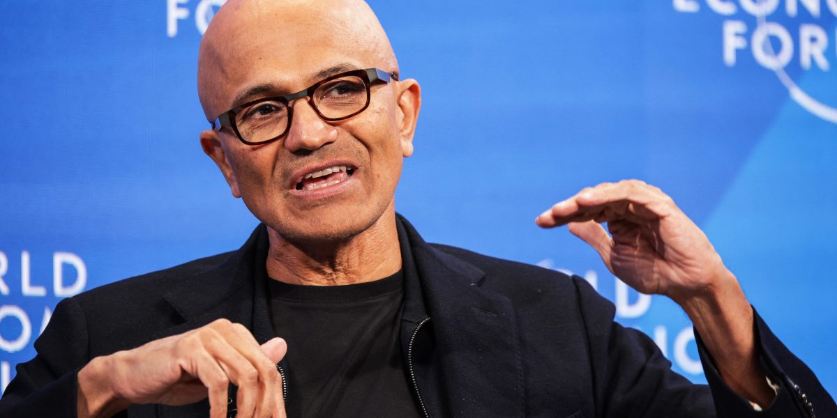 Satya Nadella says Microsoft’s AI payoff hinges on other companies doing ‘the hard work’ of changing their cultures