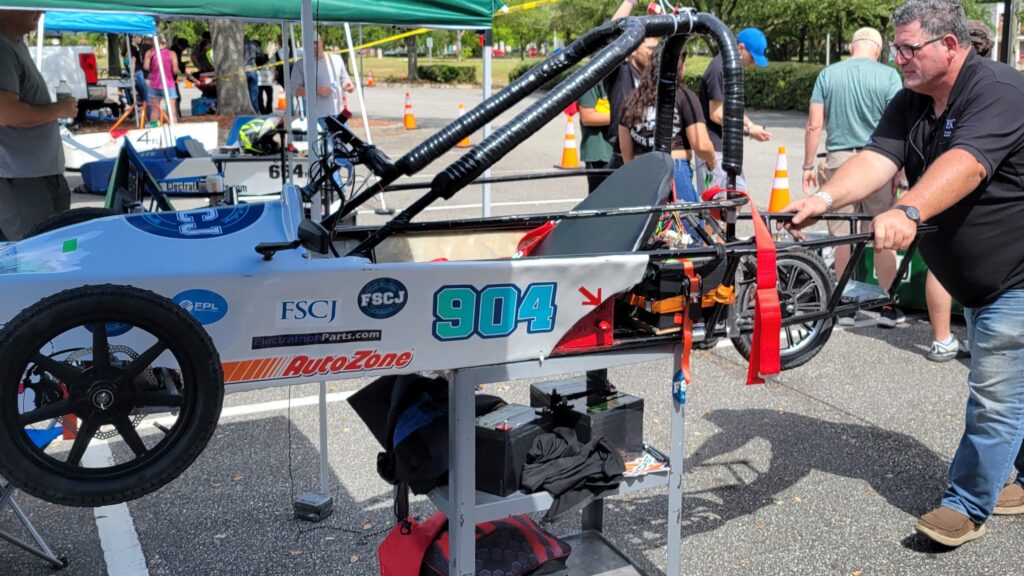 EV racers from Florida zip around FSCJ course