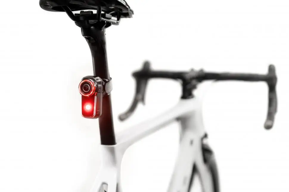 rear bike light with a camera