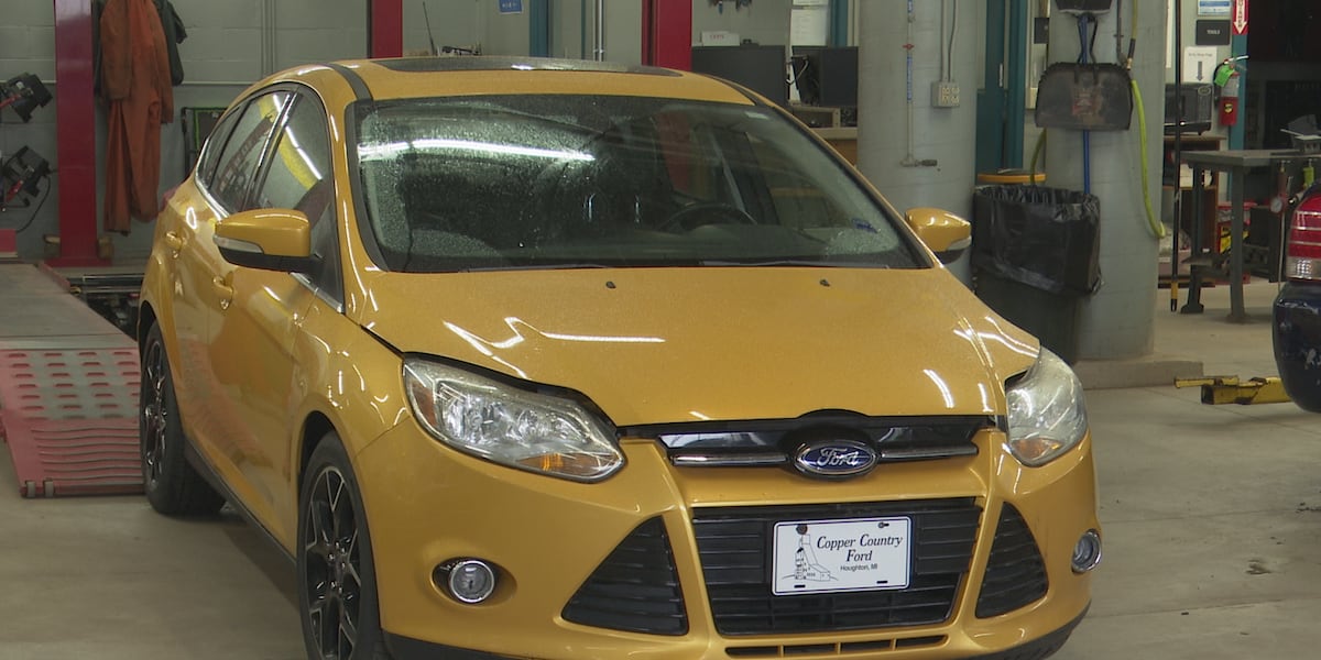 Ford Motor Company, Copper Country Ford donate Ford Focus to CCISD for automotive education