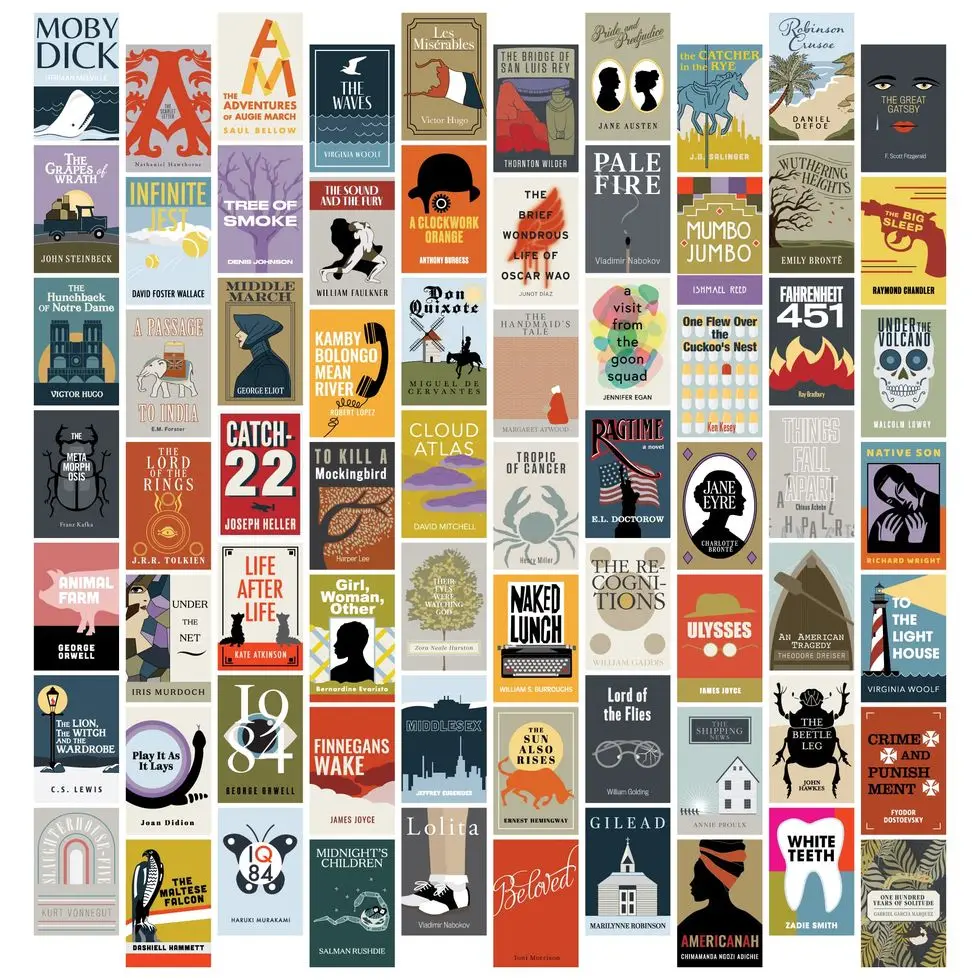 Notable Novels Wall Collage Kit Notable Novels Wall Collage Kit