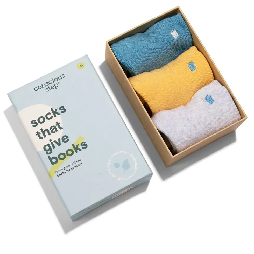 Socks That Give Books Socks That Give Books