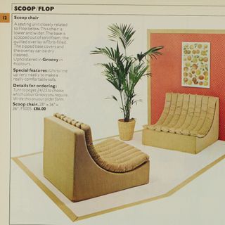 Habitat has re-released its iconic 70s modular Scoop chair with a modern spin that fits in with the on-trend retro look