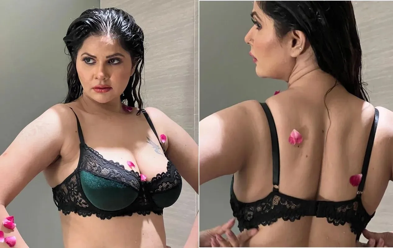 Aabha Paul: Aabha Paul crossed all limits of boldness in black bra.