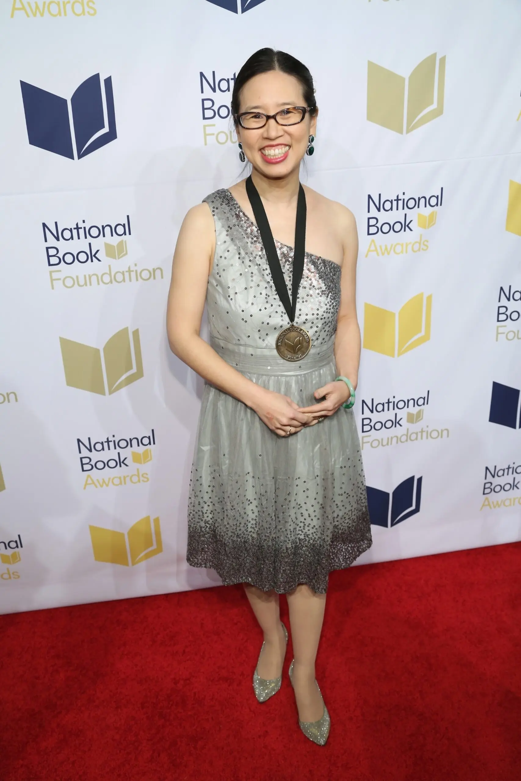 PHOTO: Grace Lin attends The 67th National Book Awards Ceremony & Benefit Dinner, Nov. 16, 2016, in New York. Lin's “A Big Mooncake for Little Star,” a children's book about mooncakes, appeared on a list of alleged objectionable material.