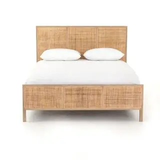 wayfair rattan bed