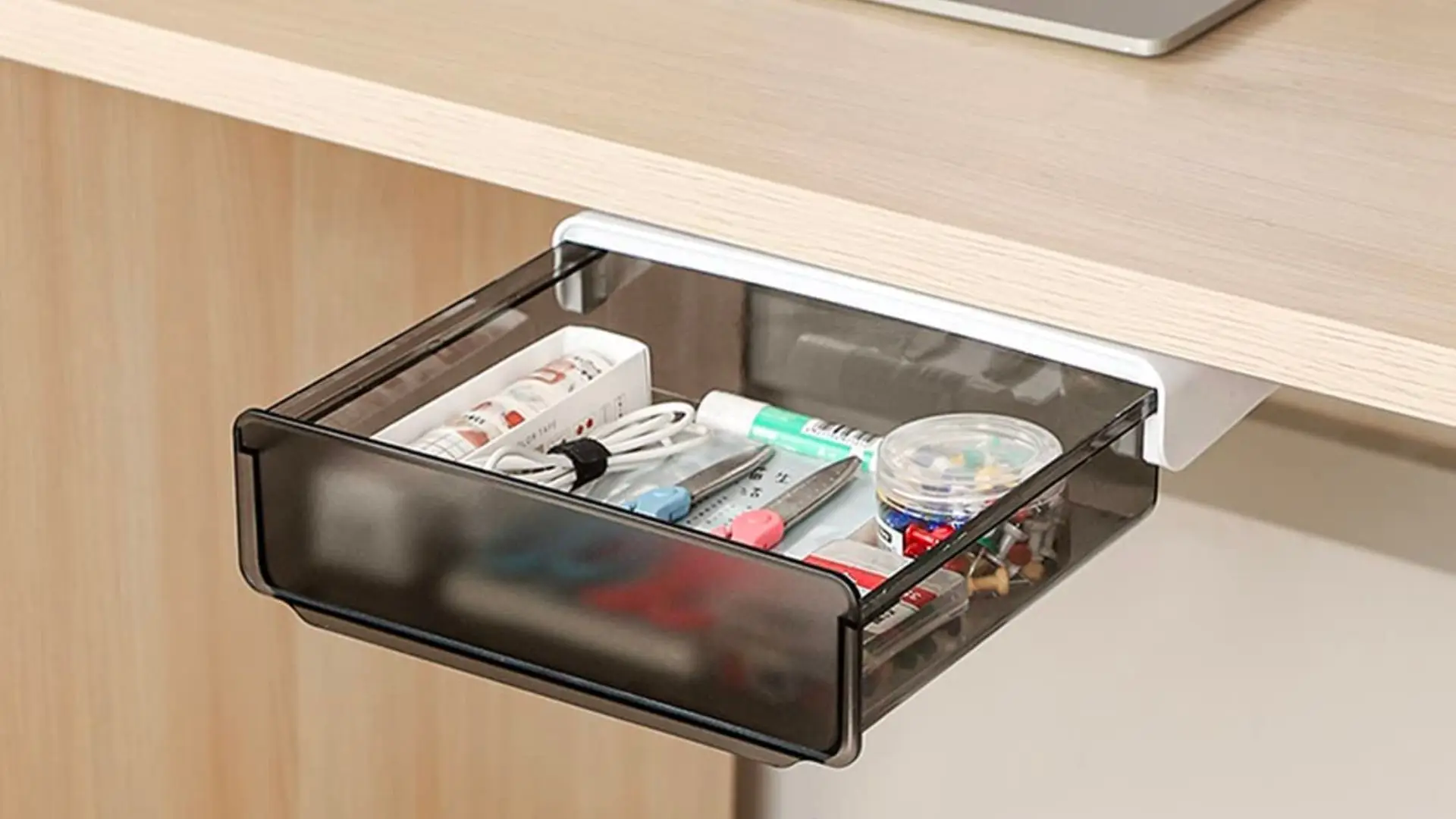 Office gadgets: under desk organiser