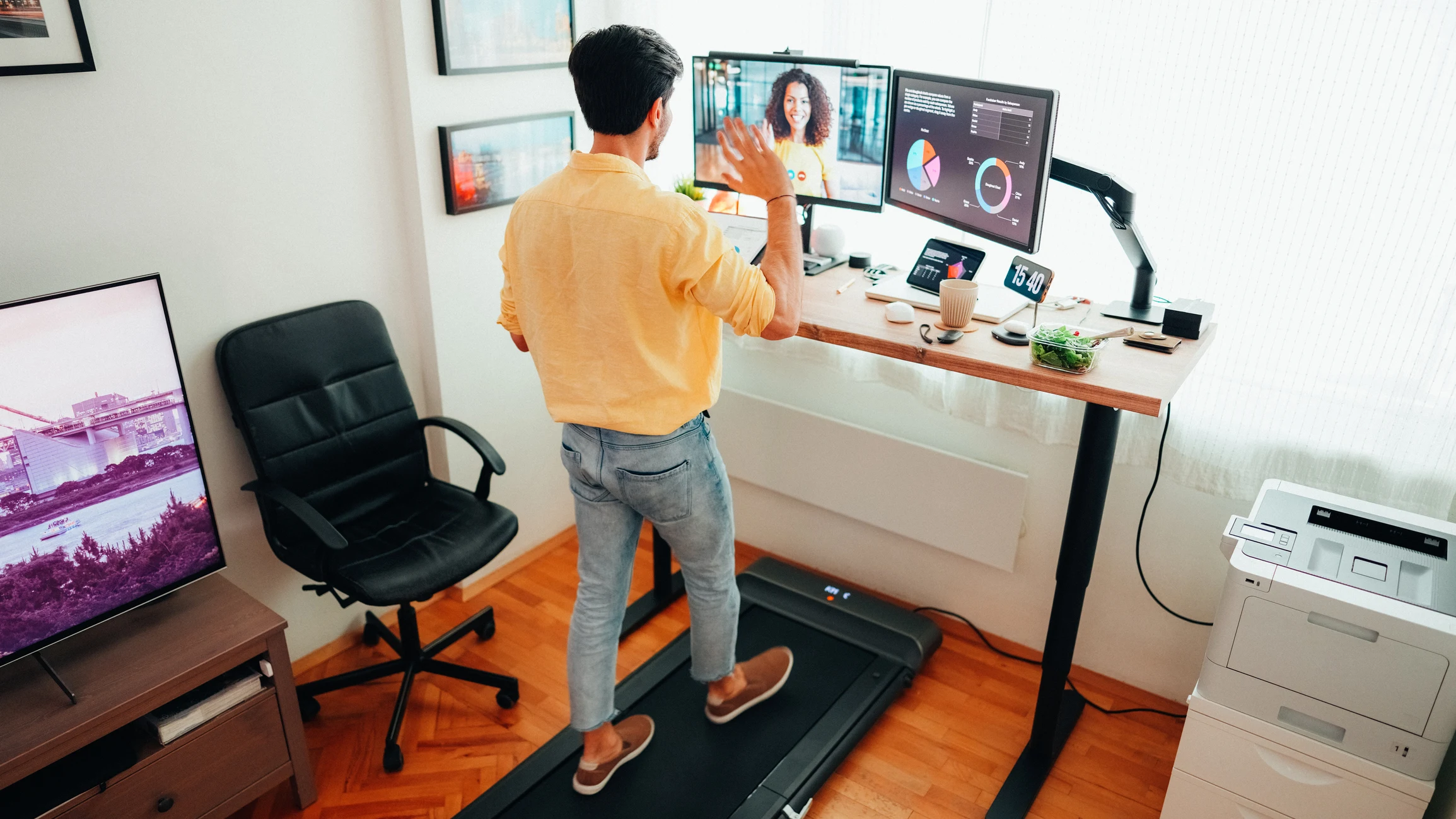 Office gadgets: walking pad