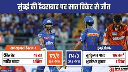 MI vs SRH : सूर्या के तूफान में उड़ा हैदराबाद, मुंबई की प्लेऑफ में पहुंचने की उम्मीद बरकरार, तिलक भी चमके