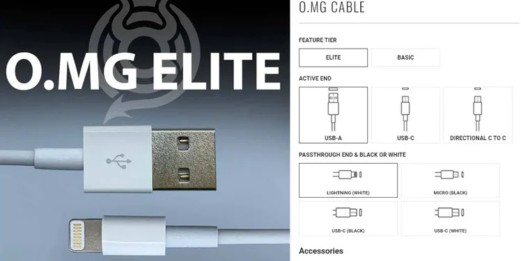 Figure 4. O.MG cables